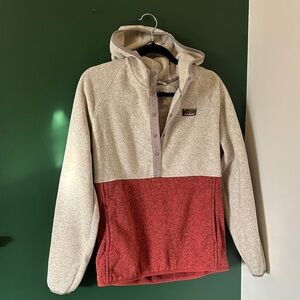 L.L. Bean Red and Cream Jacket